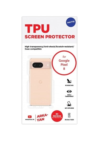 Google Pixel 8 Mat Arka Ve Yan Koruyucu Tpu Film