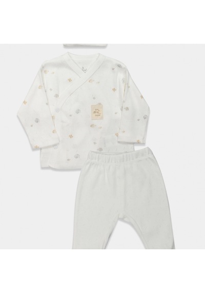 Bistyle 3lü Zıbın Takım Ocean And Starfish 13132 Ekru