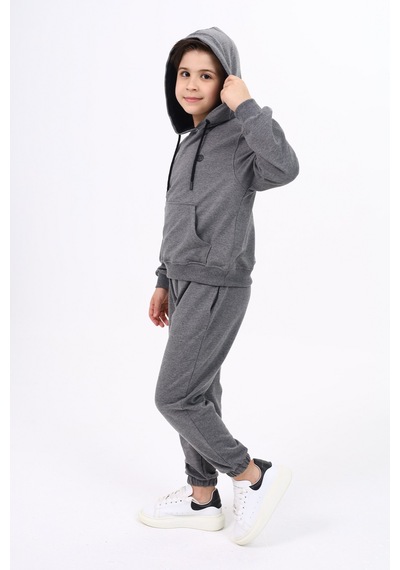 Toontoy Kids Toontoy Erkek Çocuk Relax Fit Kapüşonlu Cepli Hafif Düşük Omuz Baskılı Sweatshirt - 2 İplik Antrasit Toontoy Kids Toontoy Erkek Çocuk Relax Fit Kapüşonlu Cepli Hafif Düşük Omuz Baskılı Sweatshirt - 2 İplik Antrasit