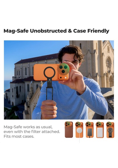 K&f Concept İphone 17 Pro Max/17 Pro İçin Geçmeli Cpl Filtre - Nano-x Serisi Optik