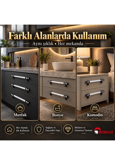 Haskan Kemer Kulp Siyah/beyaz 160 Mm Siyah - Beyaz