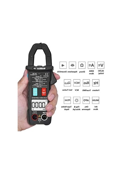 Dijital Otomatik Pensampermetre True Rms, Ac/dc Ölçüm Kapasitesi