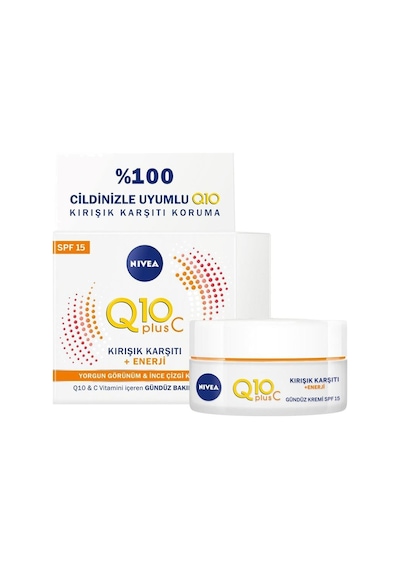 Nivea Q10 Plus C Kırışık Karşıtı + Enerji Gündüz Bakım Kremi 50 ML