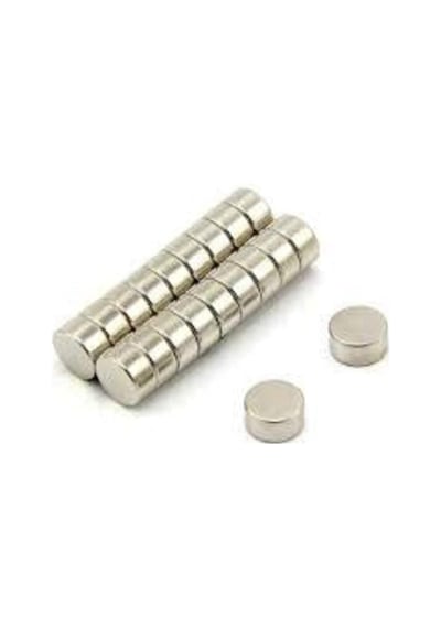 Dünya Magnet 8 X 3 Mm Yuvarlak Neodyum Mıknatıs - 50 Adet