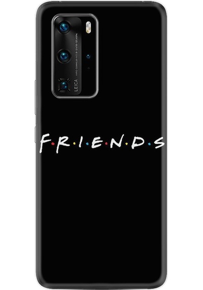 Huawei P40 Pro Kilif Resimli Silikon Kilif Friends 1410 522865524