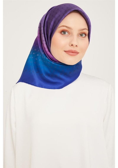 Armine Sura İpek Eşarp 23ka9003 09 Mavi