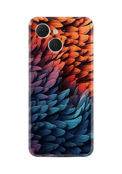 Tecno Spark 40c Km4n Kılıf Boutique Baskılı Resimli Yapraklar Pcode -090