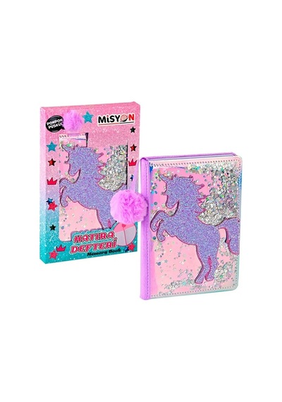 Misyon Unicorn Püsküllü Hatıra Defteri Msy-5637