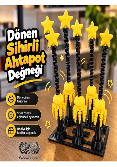 Sihirli Dönen Ahtapot Çubuğu