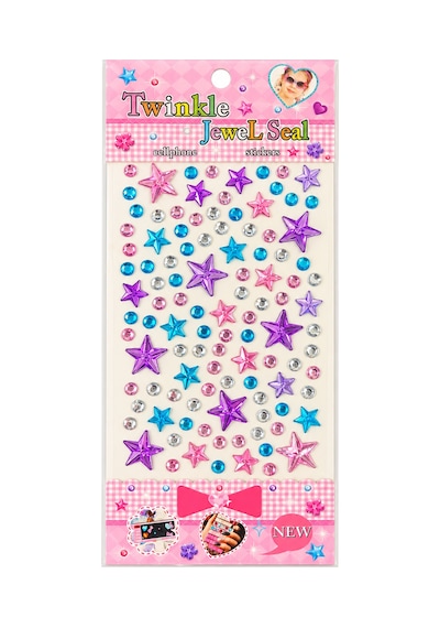 Taş & Yıldız Renkli Rhinestone Sticker Yapışkanlı Yüz, Tırnak, Vücut Ve Süs Taşı Çok Renkli