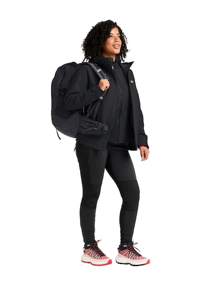 Jack Wolfskin Wild Places 3in1 Outdoor Mont Siyah