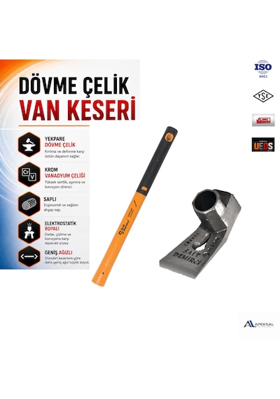 Sait Demirci Van Keser Plastik Saplı Çok Amaçlı Dövme Çelik Kalıp, İnşaat, Bahçe Keseri