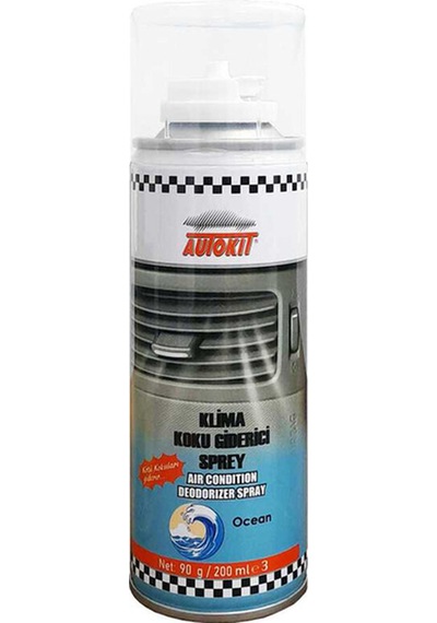 4 Adet Autokit Klima Koku Giderici Sprey Okyanus 200ml