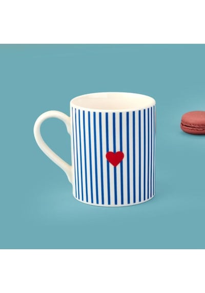 Evidea Kitchen Bold Heart Porselen Kupa - Renkli - 290 Ml