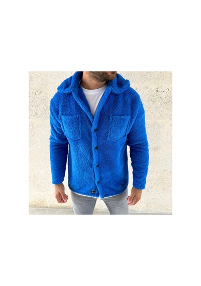 Butik İstanbul Erkek Pelüş Polar Hırka Gömlek Yakalı, İlik Düğmeli, Göğüs Cepli, Yumuşak Dokulu Kışlık Regular Fit Rahat Günlük Model - Saks Mavisi Butik İstanbul Erkek Pelüş Polar Hırka Gömlek Yakalı, İlik Düğmeli, Göğüs Cepli, Yumuşak Dokulu Kışlık Regular Fit Rahat Günlük Model - Saks Mavisi