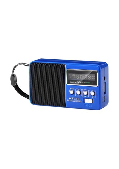 Mini Fm Radyo Şarjlı Bluetooth Speaker Sd Kart Usb Girişli Kablosuz Hoparlör Deprem Radyosu