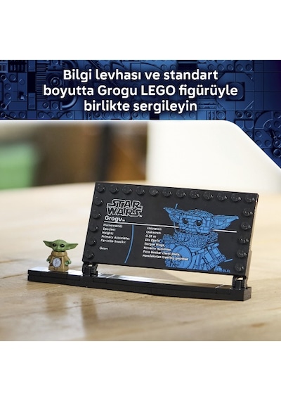 LEGO® Star Wars™ Grogu™ (Mandalorlu Çırak) 75446 - 10 Yaş ve Üzeri Çocuklar için Dekoratif Star Wars Sergileme Modeli Yapım Seti (1200 Parça)