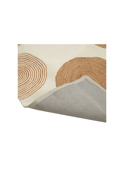 Mudo Home Marta Jüt Halı Naturel Beyaz 170x240 Çok Renkli