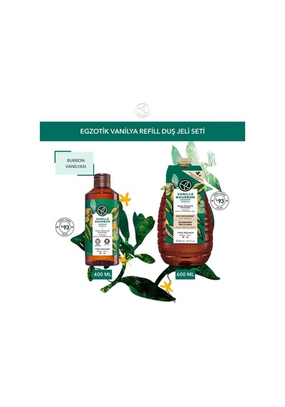 Egzotik Vanilya Duş Jeli Seti 600 Ml Refill + 400 Ml Nemlendirici Vegan Diğer