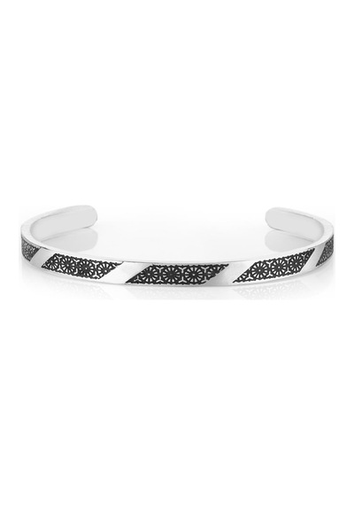 Frnch Erkek Handmade Antik Desenli Kelepçe Frj11174-1274-A2 Beyaz