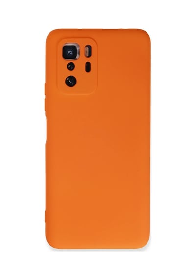 Xiaomi Poco X3 Gt Kılıf Nano İçi Kadife Silikon - Turuncu 0.2M-Çok Renkli