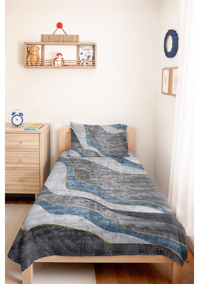 Geometrik Mavi Gri Genç Odası Tek Kişilik Pike Takımı - Modern Mermer Çizgili 160x220cm Yatak Örtüsü Masalsı Ot Solgunluğu Geometrik Mavi Gri Genç Odası Tek Kişilik Pike Takımı - Modern Mermer Çizgili 160x220cm Yatak Örtüsü Masalsı Ot Solgunluğu