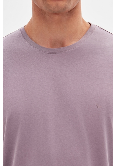 D's Damat Ds Damat Regular Fit Sorbe Düz Nakışlı %100 Pamuk T-shirt 4hc140632006m Sorbe