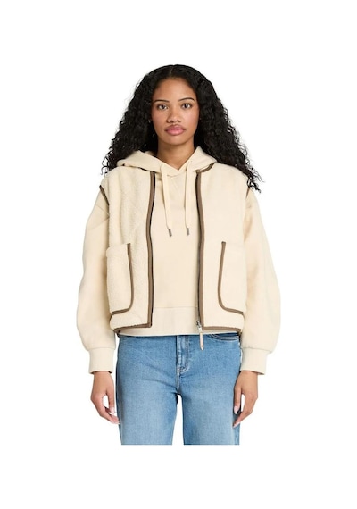 Timberland Sherpa Fleece Vest Kadın Polar Yelek Tb0a5n2xefl1 Angora
