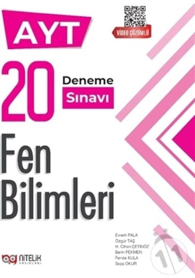 Nitelik Yayınları Yks Ayt Fen Bilimleri 20 Deneme Sınavı N11.25489