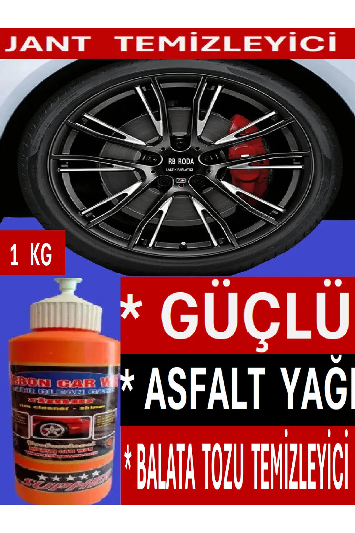 Rb Rimer Jant Temizleyici Parlatıcı 1 Kg