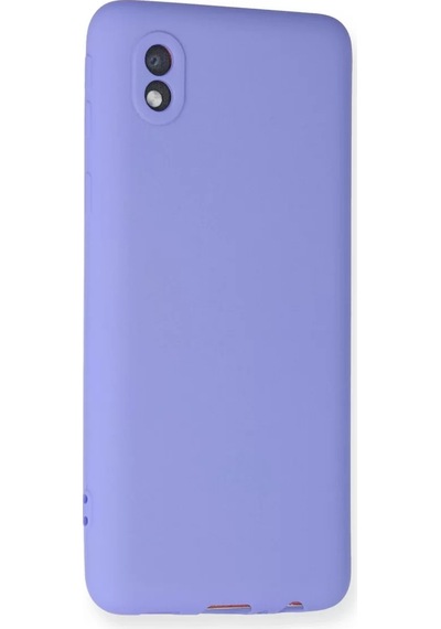 Newface Samsung Galaxy Uyumlu A01 Core Kılıf First Silikon - Lila