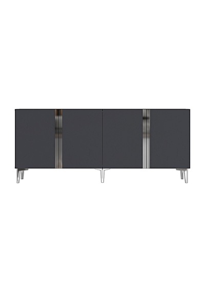 Ka1898as Anka Konsol Ve Tv Sehpası Antrasit-silver 180cm
