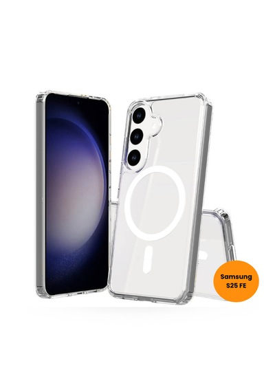 Teknoway Samsung S25 Fe Magshield Kılıf Şeffaf