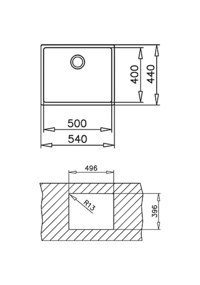 Teka Be Linea 50.40 Rs15 Tek Hazneli Paslanmaz Çelik Eviye - 115000005