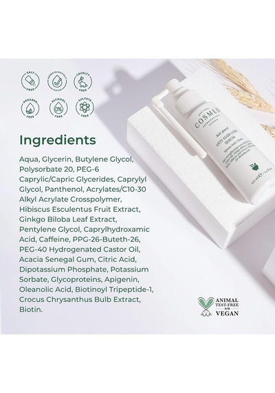 Cosmed Sülfatsız Tuzsuz Saç Dökülme Karşıtı Serum 100 Ml Diğer