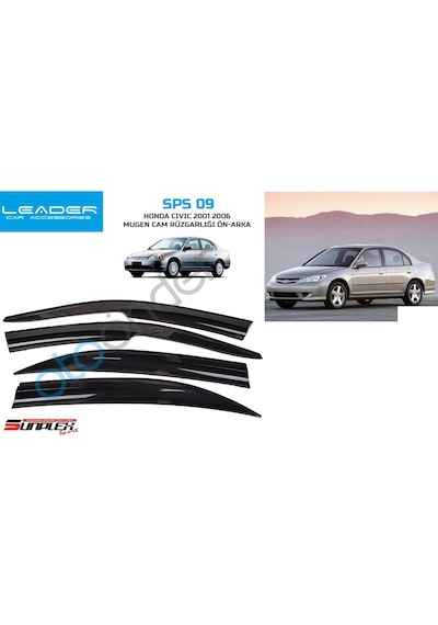 Honda Cıvıc Cam Rüzgarlığı 2001-2006 Sedan Ön Arka Set