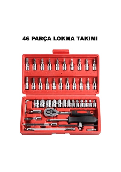 Germany Style 58 Parça 46mini Lokma Takımı Otomatik Cırcırlı 1/4