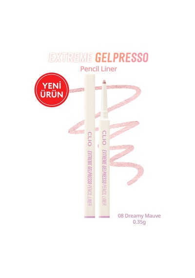 Clio Extreme Gelpresso Pencil Liner 08 Dreamy Mauve