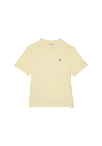 Calvin Klein Ss Easy Monogram Tee, Zrk, S Sarı Erkek T-shirt