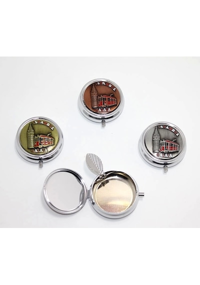 Kabartmalı Yöresel Tekli Küllük Kutusu 2alk114 Çok Renkli