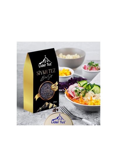 400 Gr. Siyah Tuz Himalaya Tuzu Kara Tuz Kala Namak Siyah Tuz 2 Adet 200 Gr Pakette