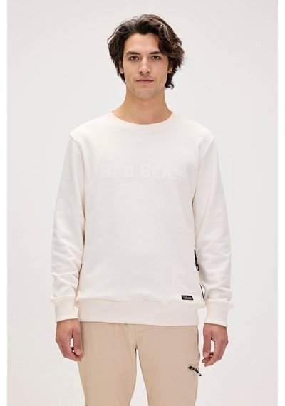Bad Bear Marshmallow Man Marlow Crewneck 24.02.12.009-c108 BEYAZ
