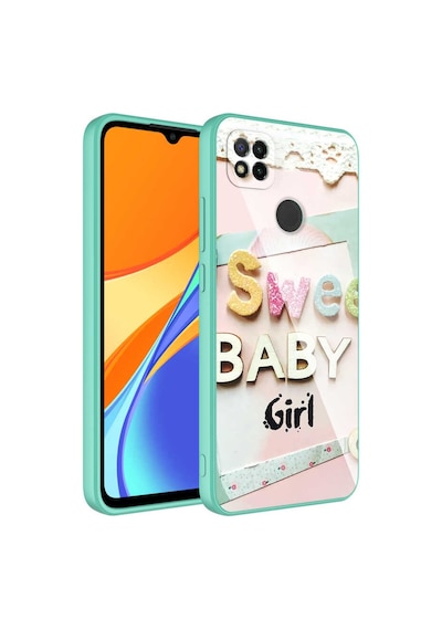 Nourthkiingdom Redmi 9c Kılıf Kamera Korumalı Desenli Sert Silikon Nrtk Epoksi Kapak - No5 NO5