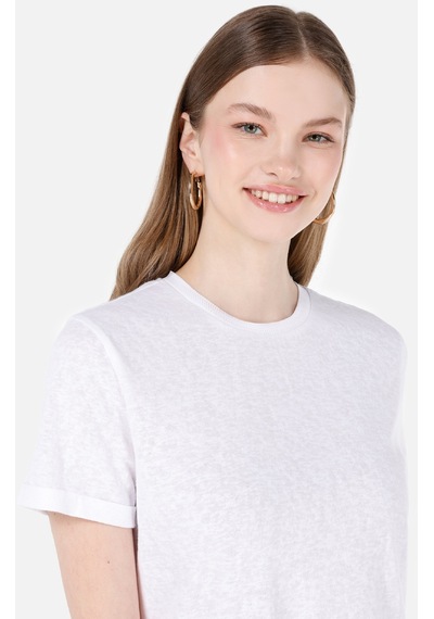 Colin's Colins Beyaz Kadın Tshirt K.kol Cl1068563 Q1.v2 Wht Beyaz