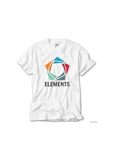 Team Elements Beyaz Tişört Beyaz