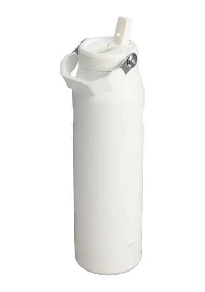 Stanley The Iceflow Flip Straw 2.0 Pipetli Termos Bardak 1,06 Lt Beyaz