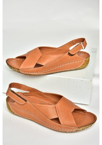 Fox Shoes U555061003 Taba Hakiki Deri Sandalet Taba-hakiki Deri Taba