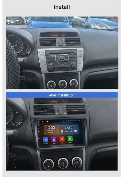 Mazda 6 2003-2013 Multimedya Navigasyon Usb Kamera Carplayer 4 Ram