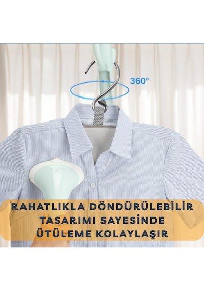 Buharlı Dikey Ütü Matı 5 Katman Asılabilir Yanmaz Keçeli 50x80 Cm