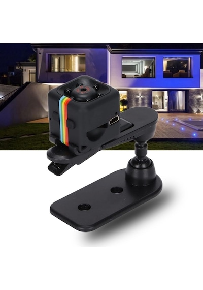 Go İthalat Mini Boy Küp Tipi Gece Görüşlü Hd Kaliteli Güvenlik Kamerası